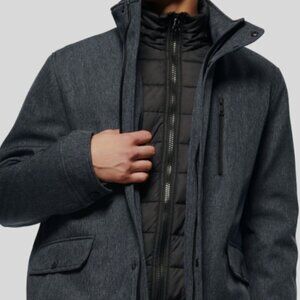 Marc New York by Andrew Marc Men's Mullins Melange Tech Jacket Medium NWT